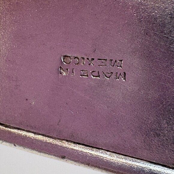 VTG Sterling Silver 925 Aztec Warrior Mask Wide Chunky Bracelet Size 7" Length - Picture 7 of 10